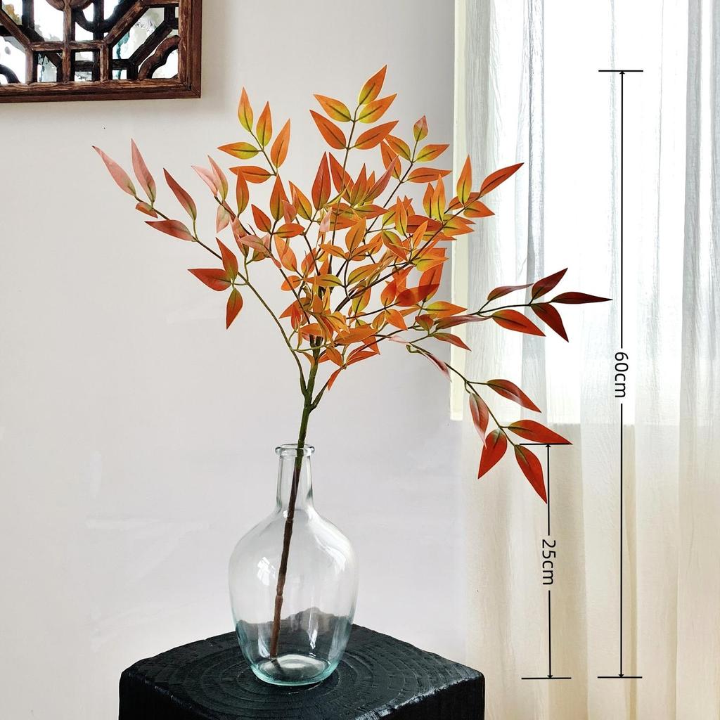Lifelike Artificial Flower Arrangement - Potted Green Plants for Indoor Decoration in Living or Dining Rooms.