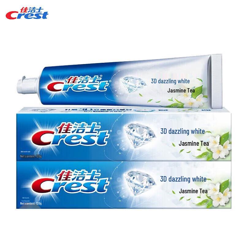 

Crest 3D White Jasmine Tea Mint Toothpaste (Twin Pack)