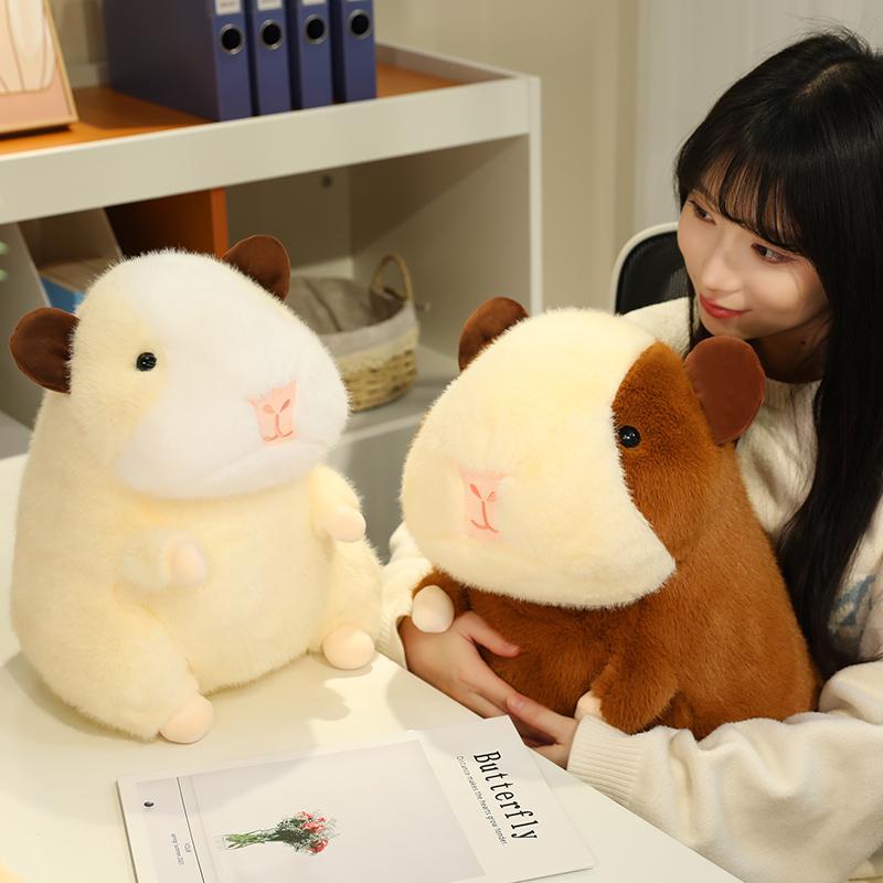 Kawaii Soft Guinea Pig Plush Toys Sleep Stuffed Pillow Cartoon Animals Plush Cushion Pillow Boys Girls Birthday Gift Home Decor