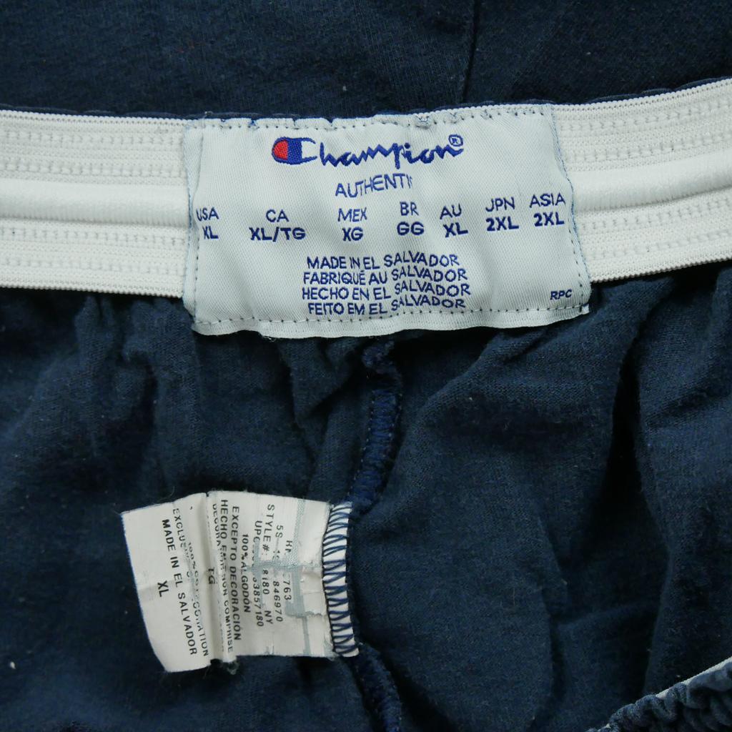 Champion Short Homme Taille XL Marine #QWE4178