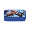 Dragon Ball Blue Double-Layer Pencil Case for Students, Goku Merchandise, Large Capacity, Wear-Resistant.