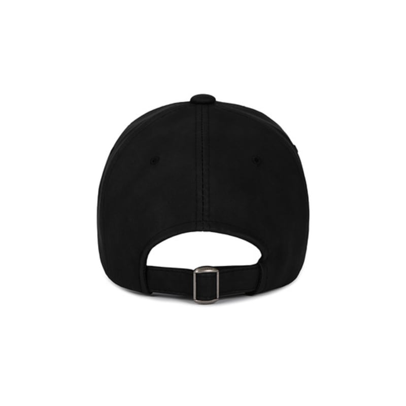VARZAR VA Studded Vegan Leather Ball Cap Black
