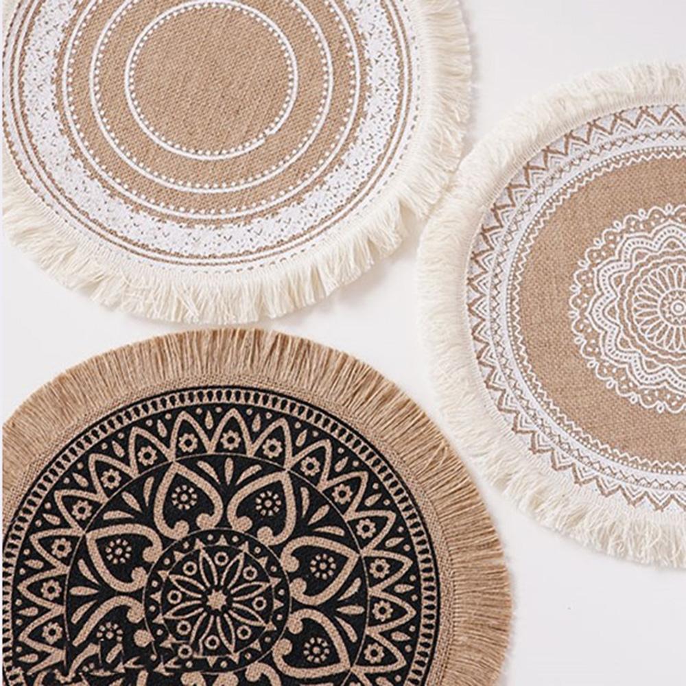 Middle East Style Craft Heat Insulation Table Placemat Kitchen Supplies Coffee Cup Mats Coaster