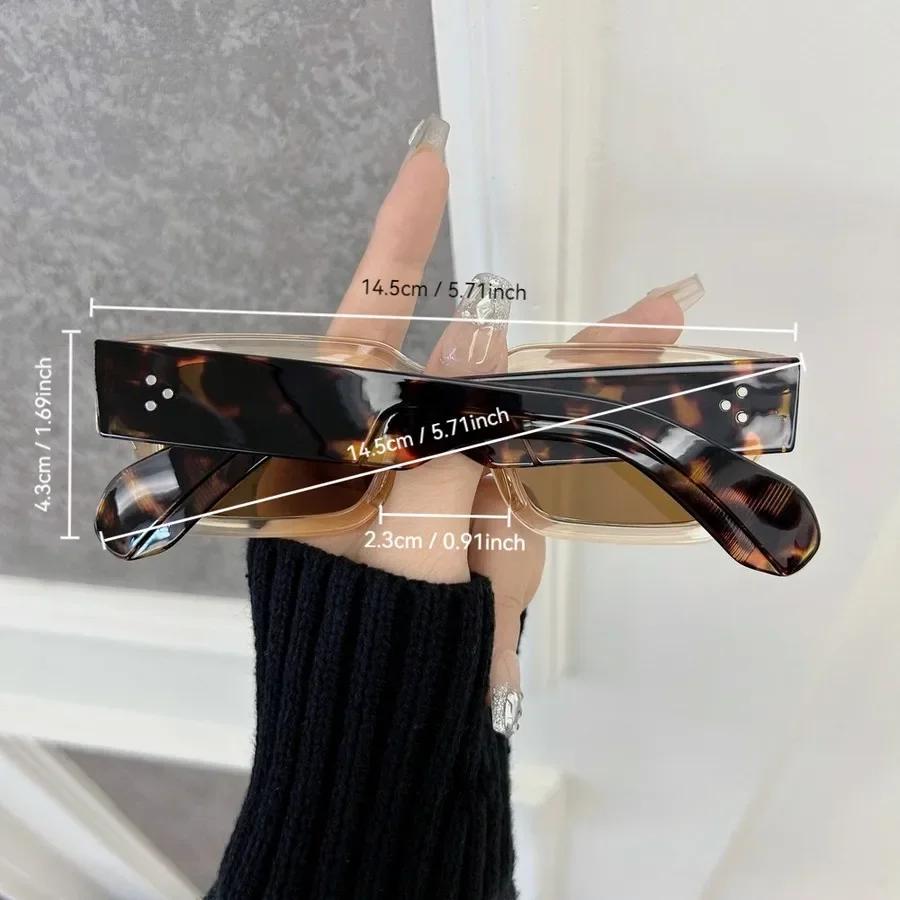 Fashion Square Sunglasses Women Men Brand Designer Luxurious Sun Glasses Female Outdoor Casual Travel