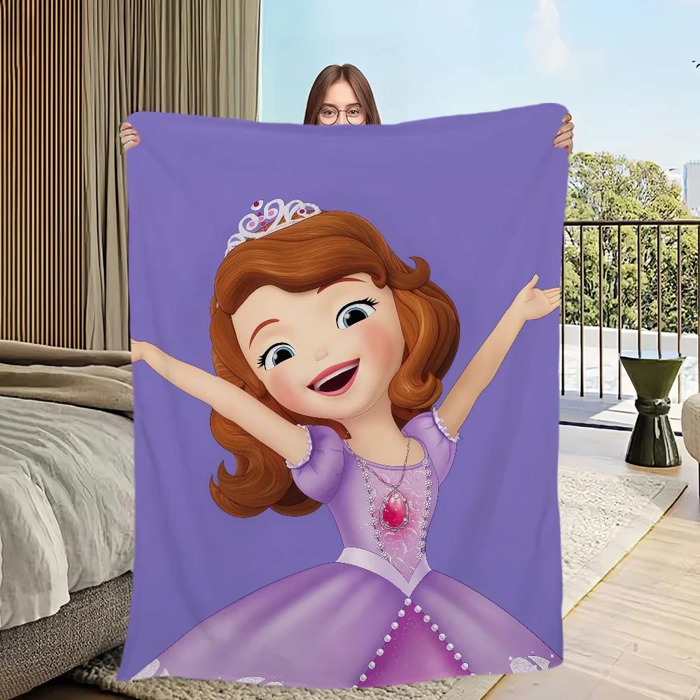 Cute Plush Throw Blanket Soft Flannel for Sofa Bedroom Travel Gift Warm Comfort for Home Office Living Room Cartoon Theme