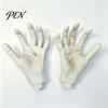 Retro Style Horror Ornaments 1 Pair Halloween Skeleton Hands, Realistic Plastic Zombie Life Atmospheric Bar Decor Items Size Severed Fake Hands