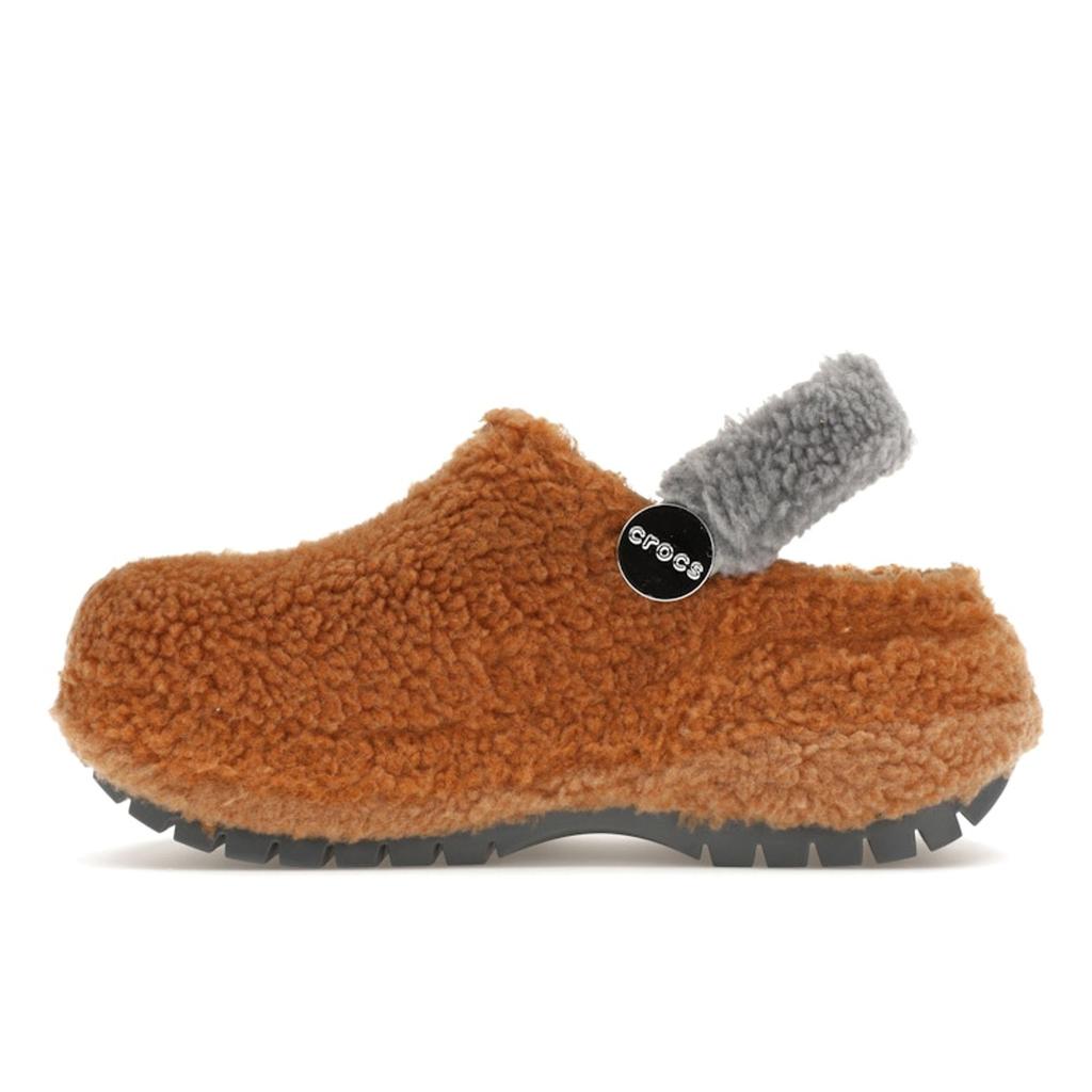 Crocs Lil Nas X x Mega Crush Clog Hnědé Sherpa Unisex Tenisky 209508-088
