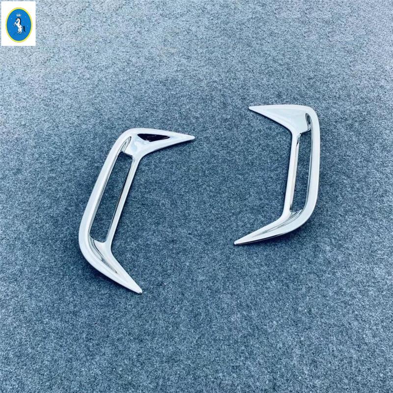 For Toyota Yaris Cross Rear Fog Light Lamp Cover Trim Foglamp Frame Sticker Car Styling Exterior Accessories