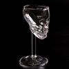 Totenkopf Schnapsgläser, Kreativer Gotischer Wodka Whiskey Tumbler Kelch, Borosilikatglas Spirituosenbecher für Bar Zuhause, Halloween Party Geschenk
