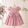 Girls' Cross-Border Princess Bowknot Evening Dress - Fashionable Party Costume