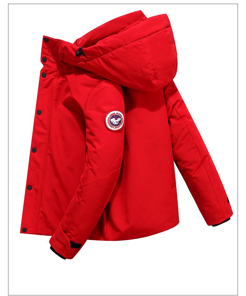 2022 Men's Winter Thick Down Jacket - Couple Style White Duck Down Outdoor Workwear