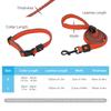 Set Pet Leash Collar Dog Walking Reflective Leashes