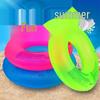 Aufblasbarer Neon-Schwimmring für Erwachsene - Verdickter fluoreszierender Rettungsring für Männer & Frauen