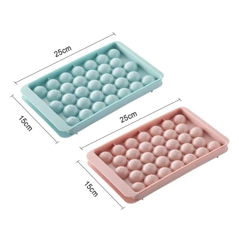 33 Fack Isboll Hockey PP Form Fryst Whiskeyboll Glasspinne Isbitstråg Låda Liten Godispinne Görning Gåvor Köksredskap Tillbehör