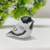 Handmade Bird Figurine Wooden Carving Bird Statue Miniature Wildlife Sculpture for Living Room Office Desktop TV Stand Decor Gifts for Bird Lovers