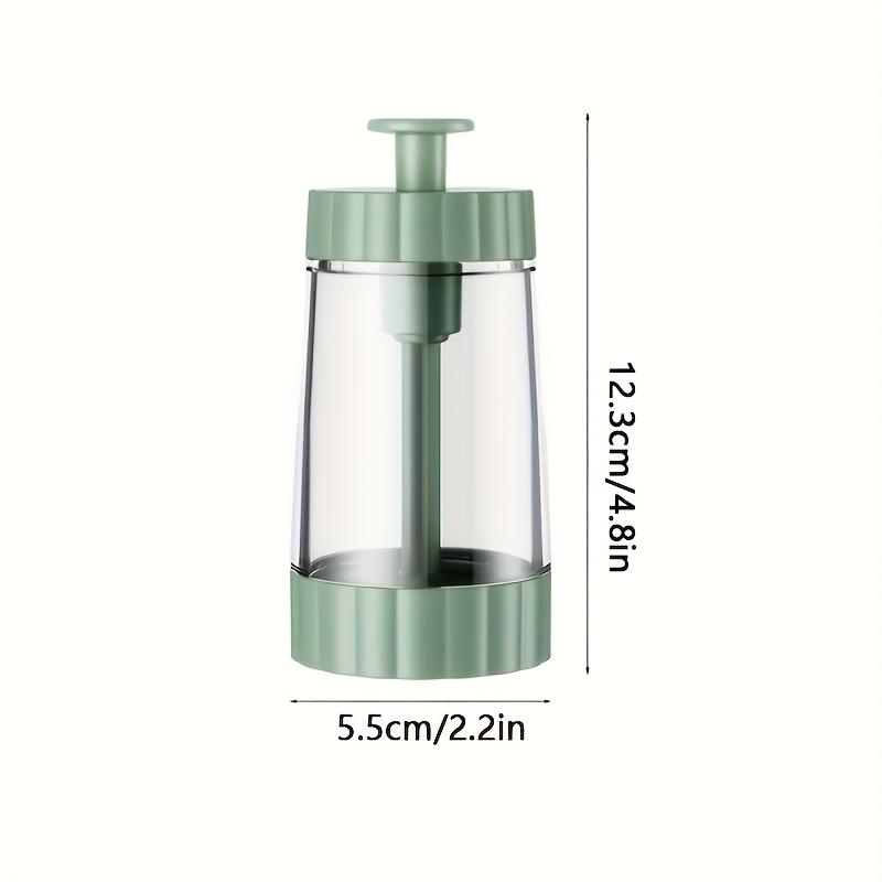 

Kitchen Pressure Ration Salt Jar Can Be Measured And Controlled Salt Seasoning Jar Spice Jar Household Sealed Seasoning Bottle зелений