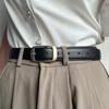 Korean Style Leather Belt Unisex Belt Simple Versatile Women Fashion Accessory