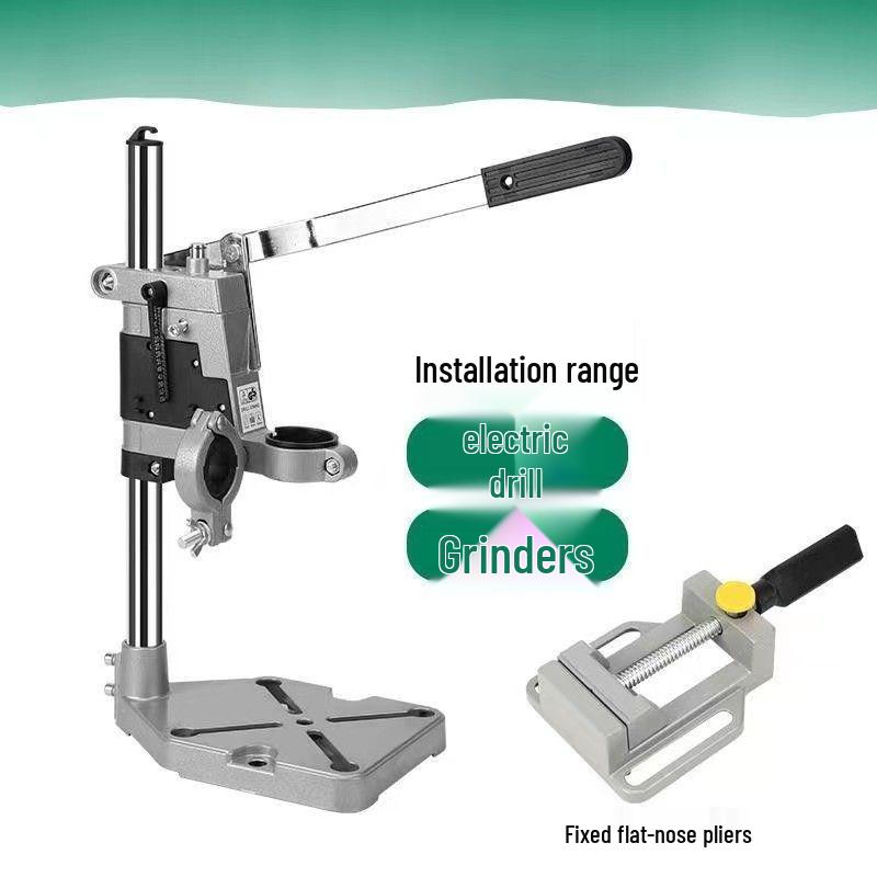 Multifunctional Hand Drill Stand: Converts Electric Drill To Bench Drill with Mini Pliers