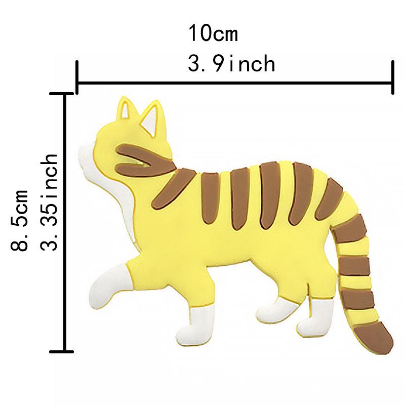 Strong Magnetic Cat Tail Fridge Magnet Hook - Creative Japanese Cartoon Design