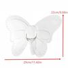 Ins Style Butterfly Shaped Clear Vase Plastic Frame Vase Water Plant Flower Vase Decoration Home Living Room Desktop Ornament
