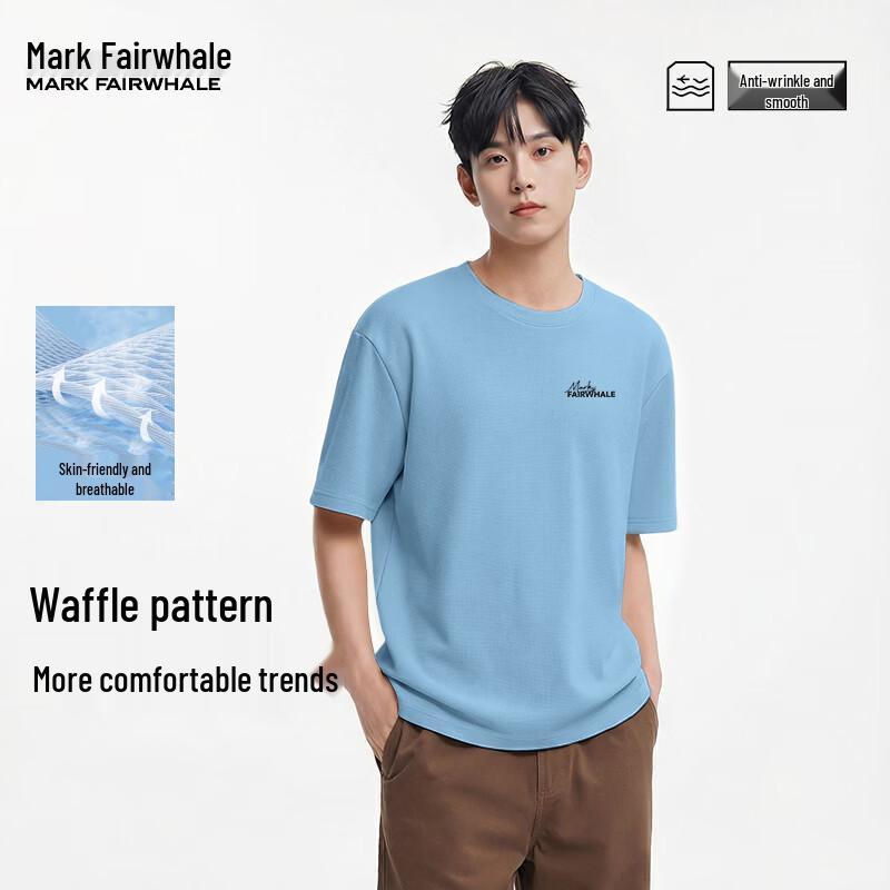 Mark Fairwhale Men's Letter Print Short Sleeve T-Shirt
