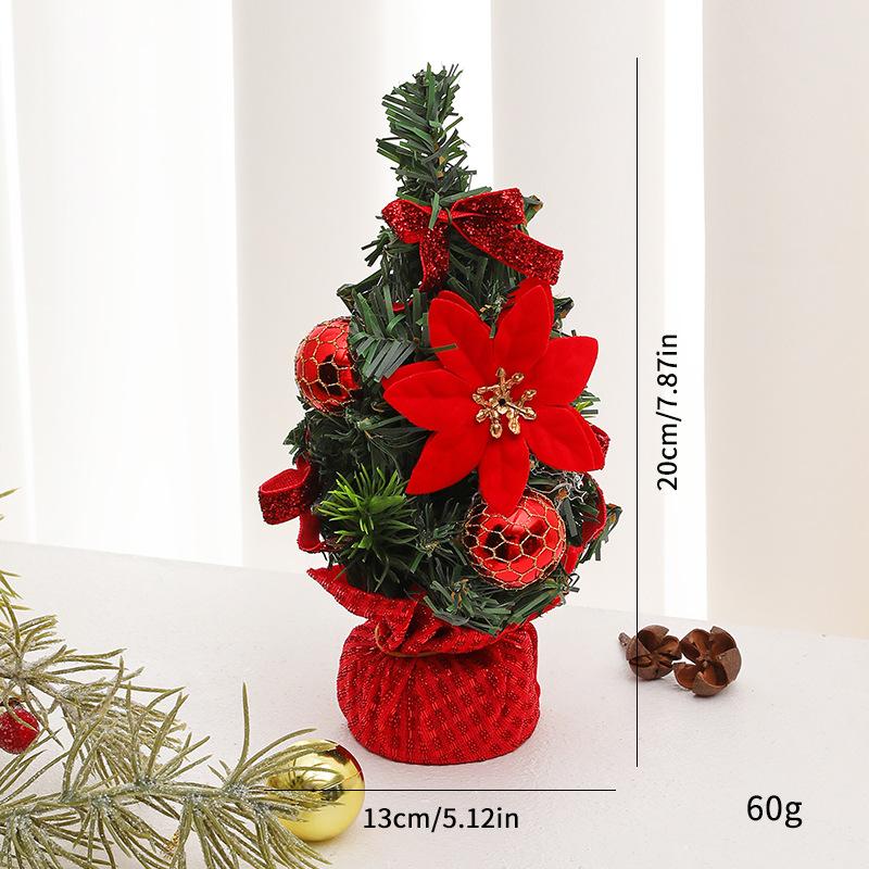 Mini Albero di Natale Articoli Decorativi da Tavolo di Natale Ornamenti per Albero di Natale