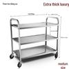Lilang Stainless Steel 3-Tier Serving Trolley