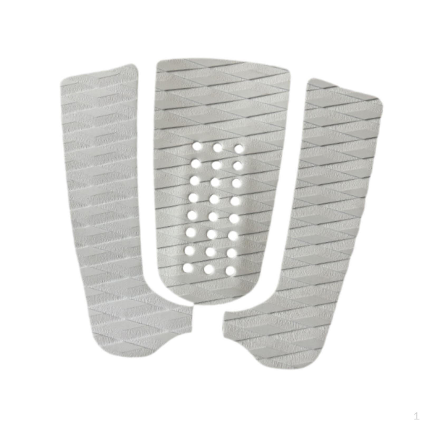 

3 Anti-Slip Surfboard Traction Pads for Water Sports