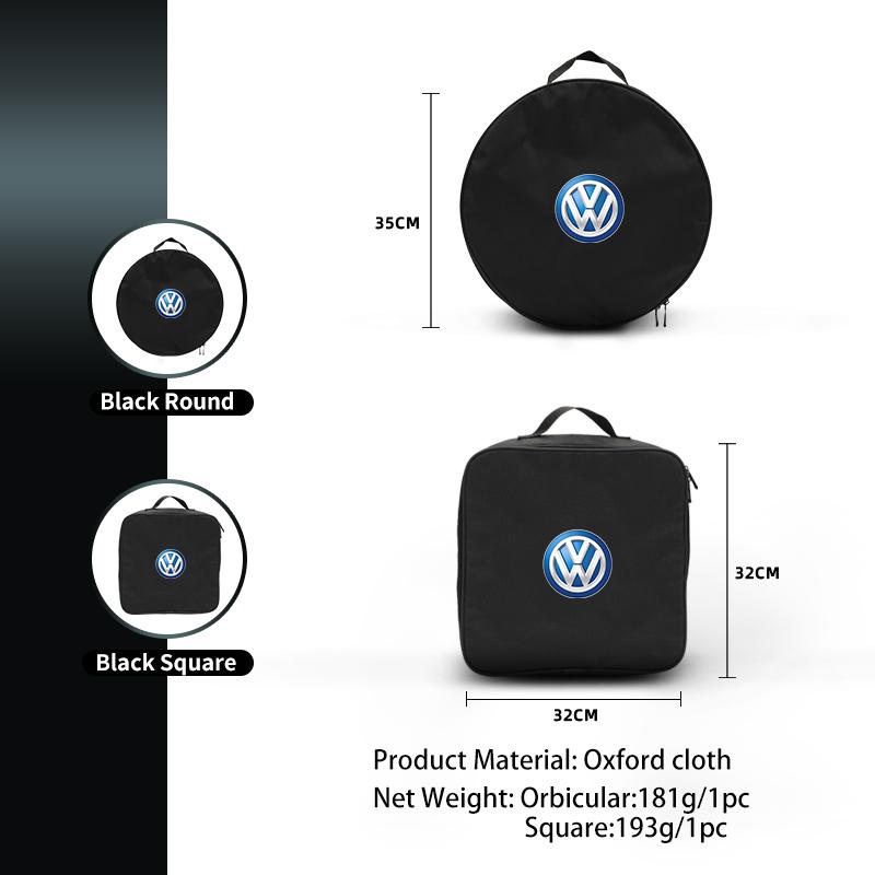 VW Car Charging Gun Bag Oxford Cloth Gun Cables Storage Box Auto Accessories For Volkswagen VW Scirocco Jetta Beetle Golf Passat
