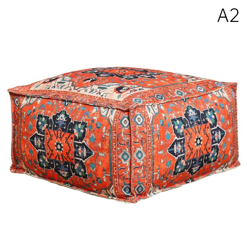 Чехол для подушки для медитации в марокканском стиле размером 45x45 см ленивый футон чехлы для подставки для ног ненабитый домашний пуф с татами для эркера 5990₽