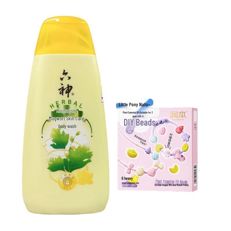 Liùshén Ai Ye Jian Fu Moisturizing Shower Gel with Runben Repellent