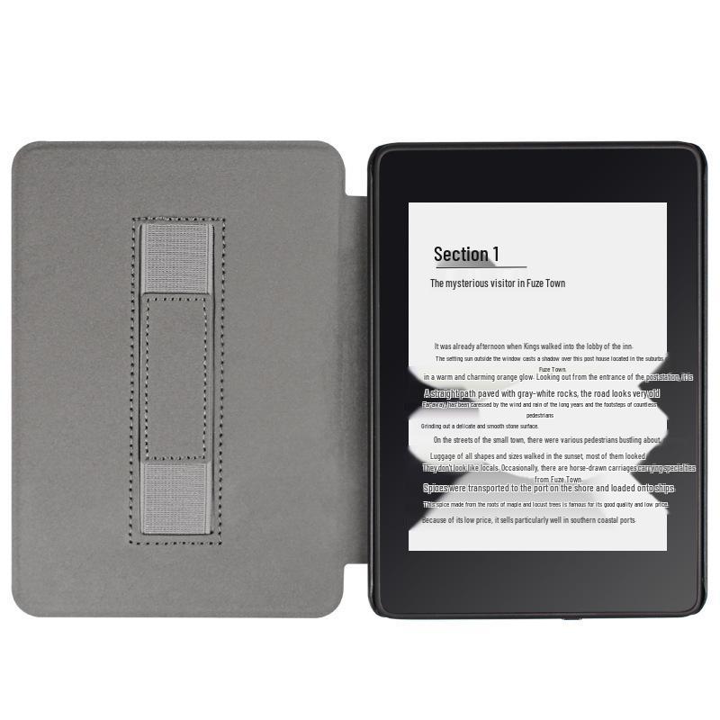 Husă Soft Shell cu Textură de Material în 12 Culori pentru Kindle Paperwhite 543 Youth (2024)