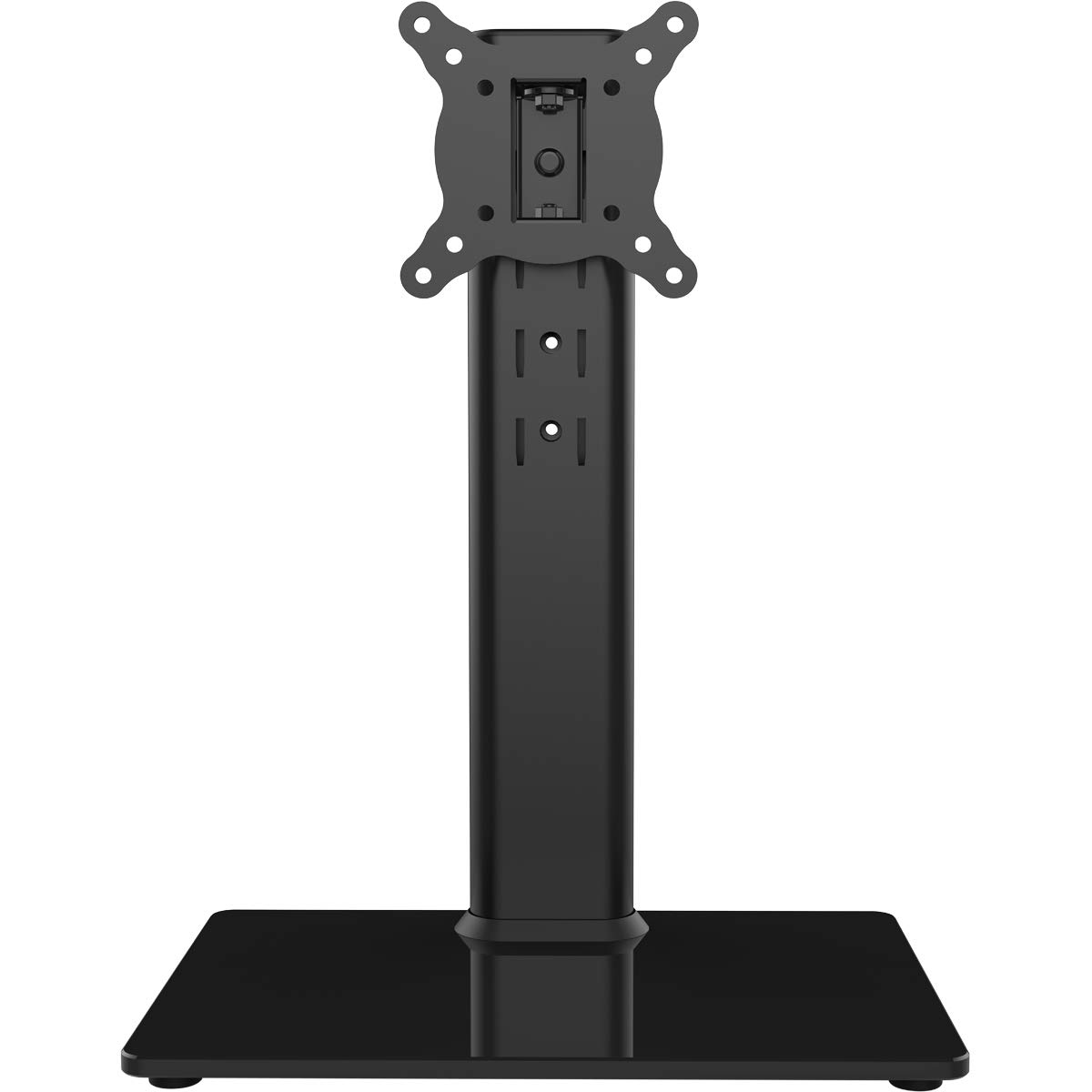 

Universal Swivel TV Table Top TV 90 Degree 4 Level Heavy Duty Tempered Glass Holds Up to Stand for 13 to 32 Inch TVs Stand/Base Stand, Rotation,