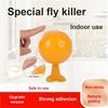 5 Pcs Flypaper with Base for Kitchen Bathroom Sticky Small Insects Support Labeling Independent Packaging