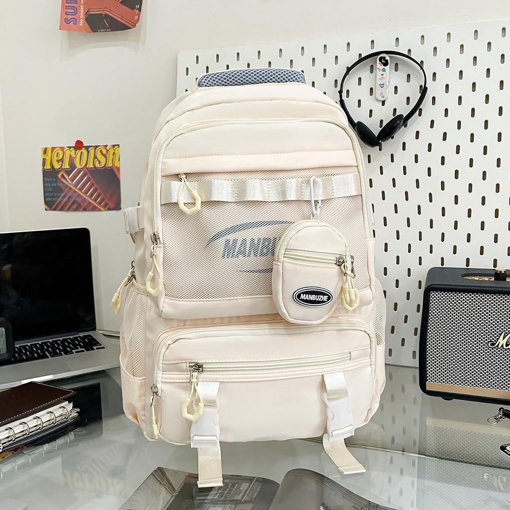 Casual Travel Backpack With Nylon And Capacity For Mens Outdoor Use