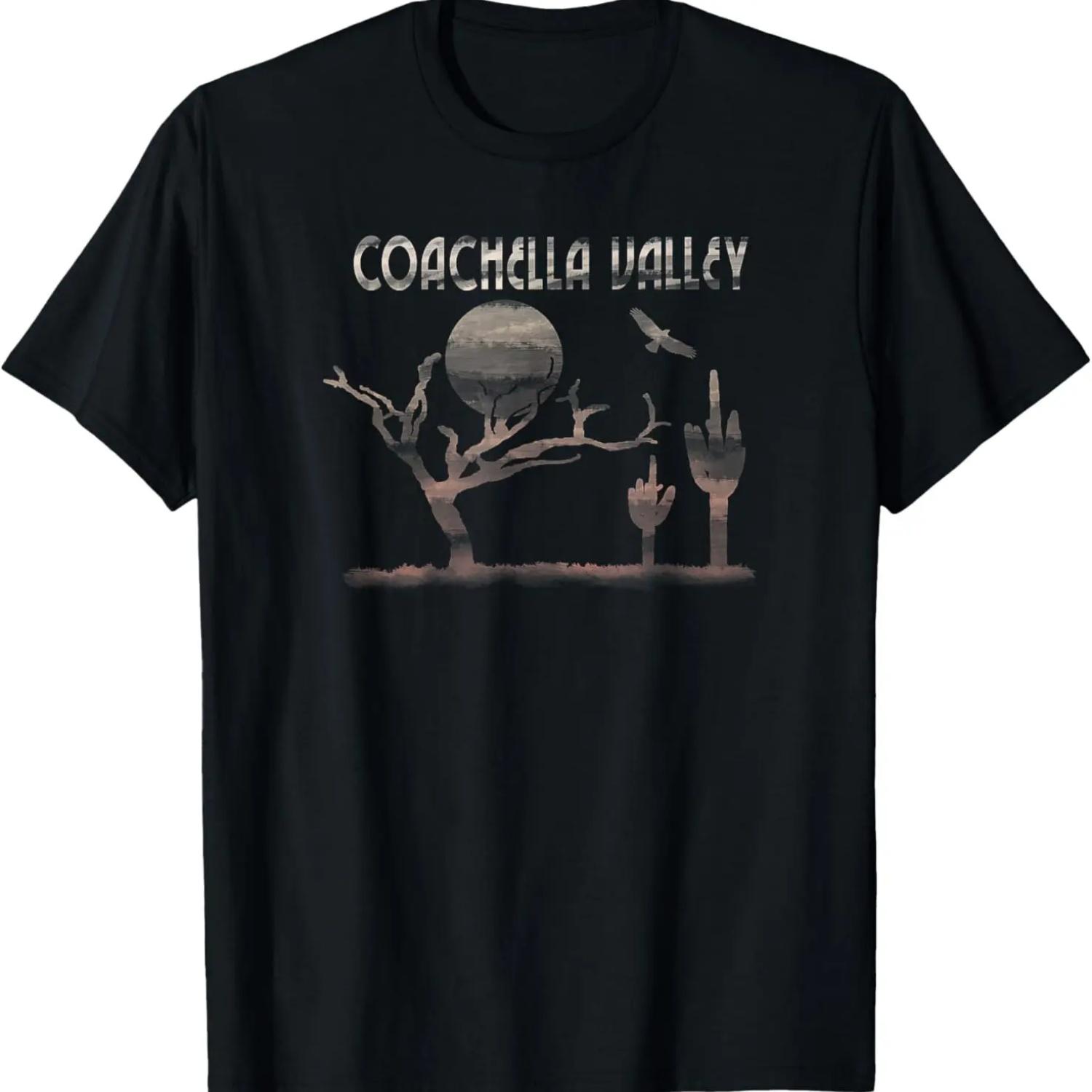 

Coachella Valley Vintage Desert Print T-Shirt XXXXXL чёрный