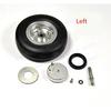 1 Set Of 3.5" Left and Right High Quality RC Rubber Wheel With Brake Axle For Airplane Viper Brake System