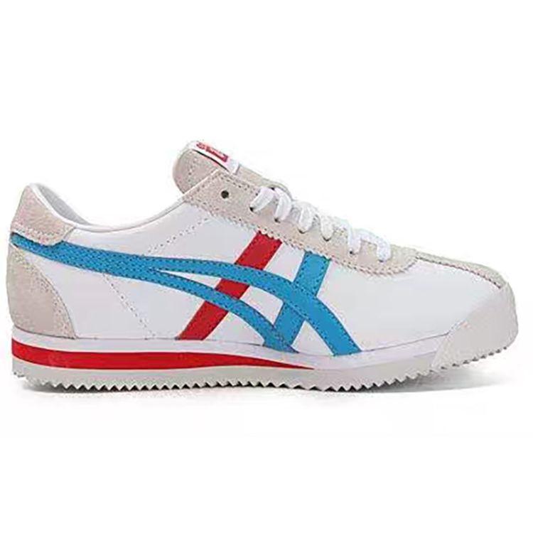 Onitsuka Tiger Corsair Comfortable Daily Slip Resistant Durable Low Top Lifestyle Shoes Men sneaker Red White Blue D7N2L-0141