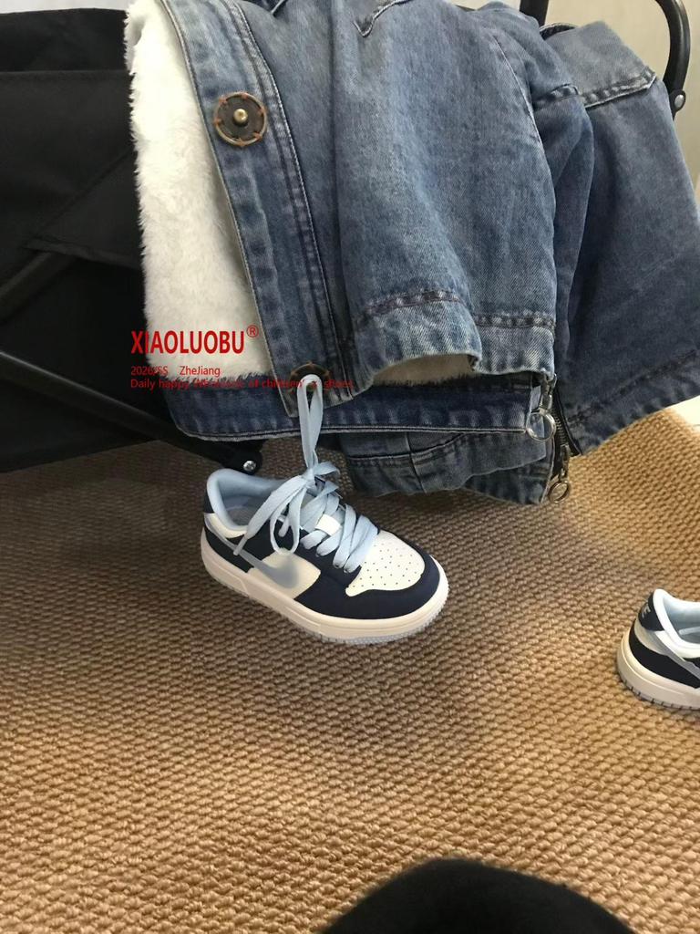 Trendige AJ Board Schuhe für Kinder - Frühjahr/Herbst Kollektion 2026 für Jungen & Mädchen: Bequeme, rutschfeste, lässige Sportschuhe im koreanischen Stil.