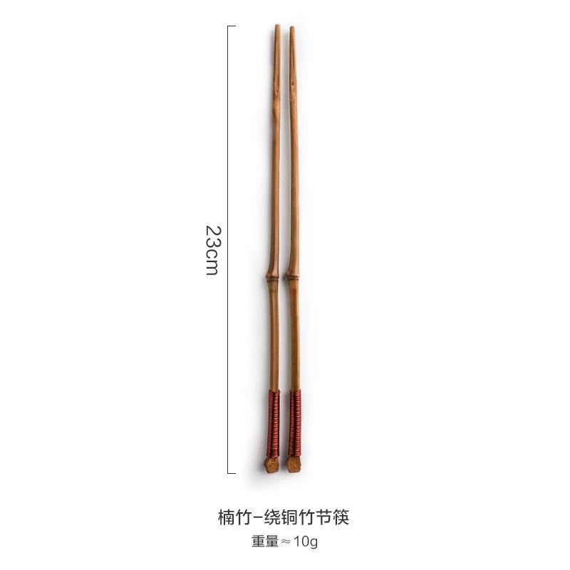 

23cm Chopstick Natural Bambooo Knots Chopsticks Creative Chop Sticks Food Tableware Japanese Dishes Sushi Kitchen Wooden Wand