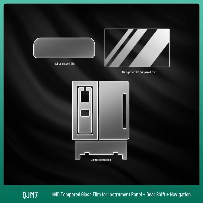 Tempered Glass Protective Film for Huawei AITO Wenjie M5/M7 Interior Dashboard and Navigation Screen