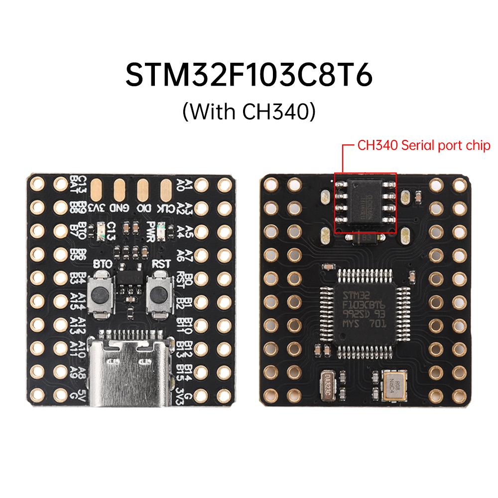 Mini STM32F103C6T6 STM32F103C8T6 CH340 Development Board Microcontroller Core Board ARM Architecture Minimum System Correx-M3