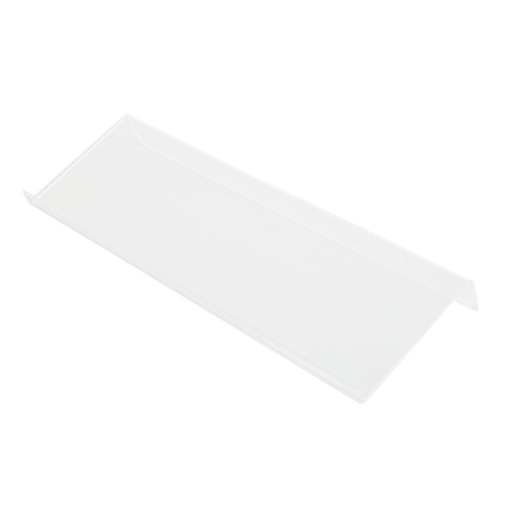 Acrylic Tilted Computer Keyboard Holder Low Front Lip Polished Finish Keyboard Riser Keyboard