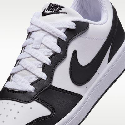 Nike Court Borough Low Recraft Black White (GS)
