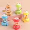 Yousheng Kids Manual Juice Press Gashapon Keychain Simulation Extractor Toy with Spinning Balls Mini Backpack Charm for Boys Girls