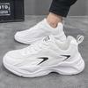 Men's Chunky Shoes 2025 Summer Breathable Running Sneakers with Thick Soles for Students