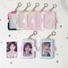 3In Photocard Holder Photo Display Stand Photo Frame Acrylic Card Holder Picture Protector Hanging Pendant For Backpack Charms