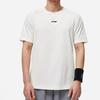 Li-Ning Fitness Series Letter Print Crew Neck T-Shirt Men Tops White ATST035-1