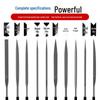 Newcomer 0.6: Set of 5 Assorted Small Shaping Files – Triangular, Half-Round, Flat, and Round