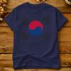 Oversized T-shirt Zomer Koreaanse Vlag Vrijetijds T-shirts Zuid-Korea Puur Katoen T-shirt Voor Unisex Klassiek Korte Mouw Top T-shirts